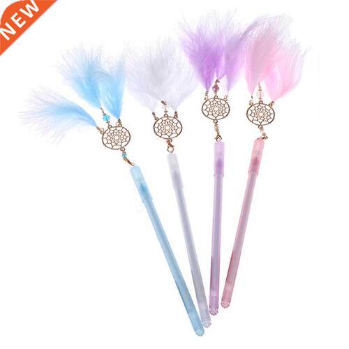 Feather Pendant Neutral Pens For School Gift