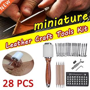 Craft Tools Kit 28Pcs Sewing Leather Hand Stitc Professional