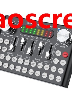 F9 Bluetooth Webcast Sound Card 18 Sound Headset Microphone