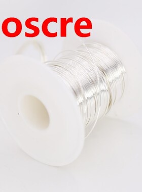Per Meter 99.99% 4N Solid Core Pure Silver Audio Wire DIY