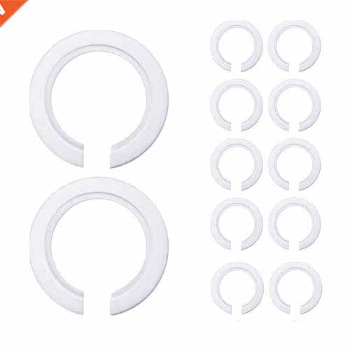 12Pcs Lamp Shade,E27 To E14 Hole Converter,Lampshade Ring Re