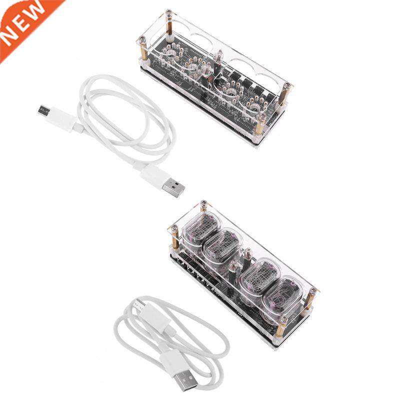 IN-12 Glow Tube Clock 7Color RGB DS3231 IN12 Nixie Tube Cloc