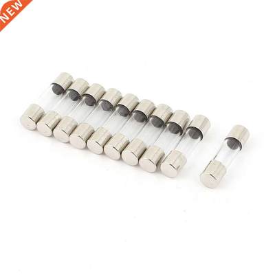 10Pcs 250V 0.2A 200mA Fast Blow Glass Fuses Tubes 5mm x 20mm