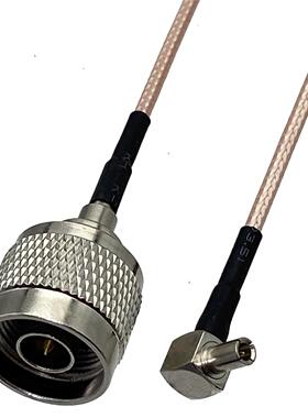 RG316 Cable N Male Plug to TS9 Male Plug Right Angle Connect