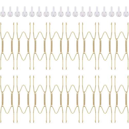 0 Pieces 6 Inch Invisible Plate Hangers Wall Plate Hangers