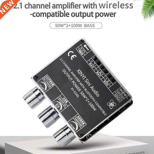 XY-E100L 50W*2+100W 2.1-Channel Digital Power Aplifier Blue