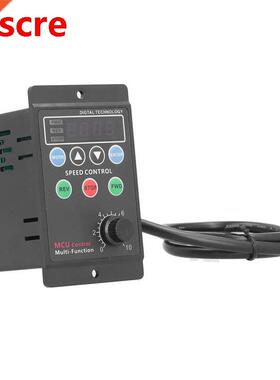AC 220V 15W Motor Speed Controller Digital Display Single Ph