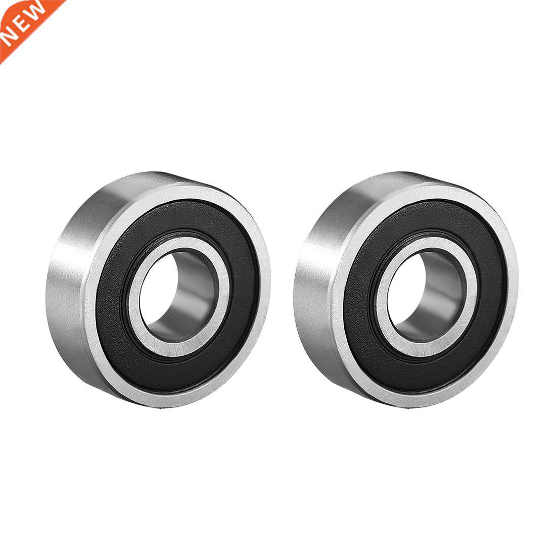 2pcs 6000-2RS Ball Bearing 10mm x 26mm x 8mm Double Sealed 1