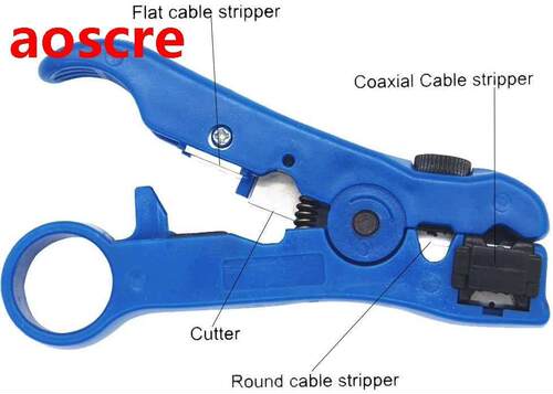 Network Hand Tool Pliers Knife Flat Round line utp rj45 cat5