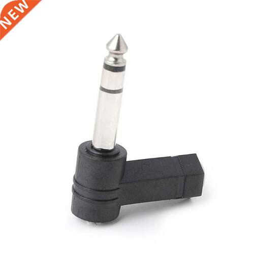3.5mm Female Jack to 6.35mm Male Jack Right Angled Plug Head