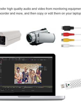 USB 2.0 Video Audio Capture Card HD Video Converter Adapter