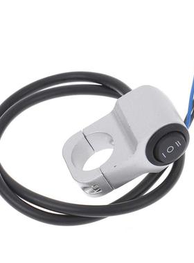 22cm 7/8in Aluminum Alloy Motorcycle Handlebar Headlight Swi