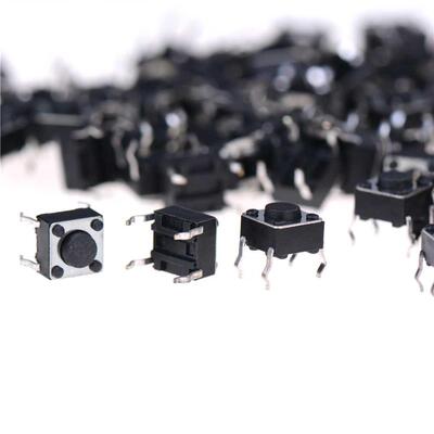 100Pcs 6x6x4.5mm 4pin Quality Mini Micro Momentary Tactile P
