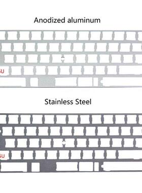 2.25U Alu Plate 60% DZ60 GH60 Plate for DIY Mechanical Keybo