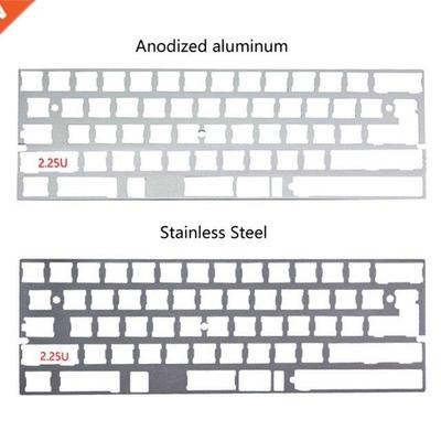 2.25U Alu Plate 60% DZ60 GH60 Plate for DIY Mechanical Keybo