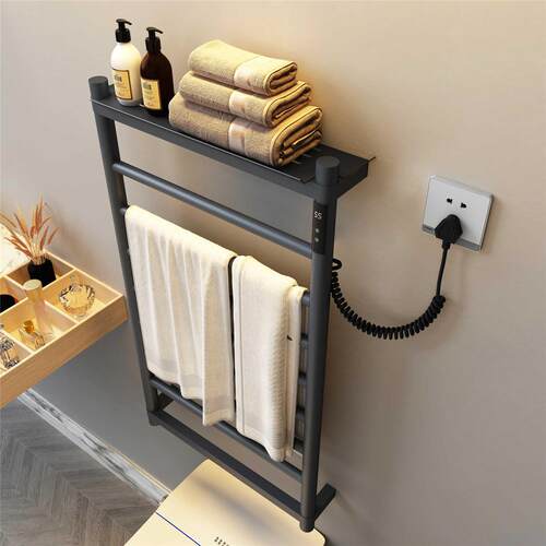 Electric heating towel rack household bathroom accessories D