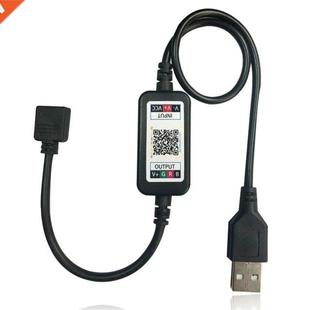 Bluetooth-compatible USB Mini RGB Wireless Controller DC 5V-