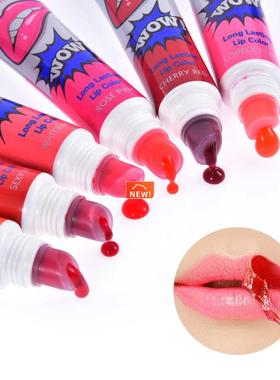 6 Colors Peel Off Liquid Lipstick Waterproof Long Lasting