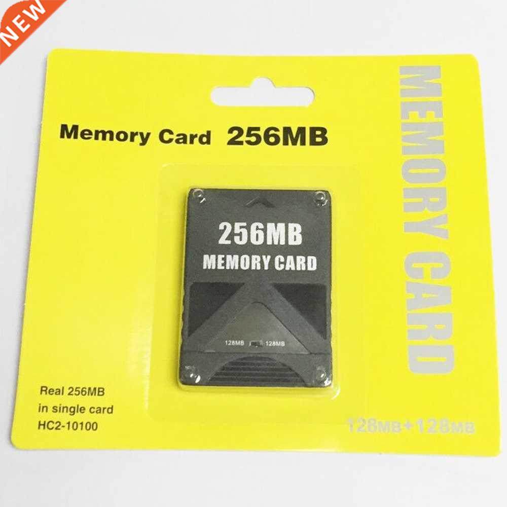 10PCS a lot High quality 256M Game card for PS2 256MB memory