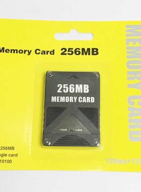10PCS a lot High quality 256M Game card for PS2 256MB memory