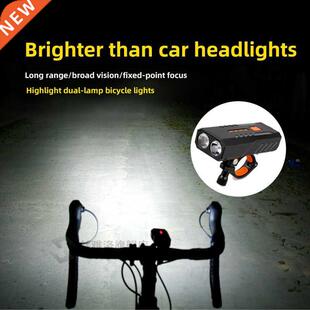 2x T6 LED 1600LM Bike Light Bicycle Cycling Headlight Power