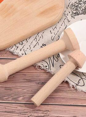 1pc DIY Egg Tart-Tamper Double Side Wooden Pastry Pusher Bak
