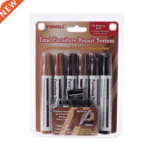 Wood Repair System Kit Filler Sticks Touch Up Marker Floor F