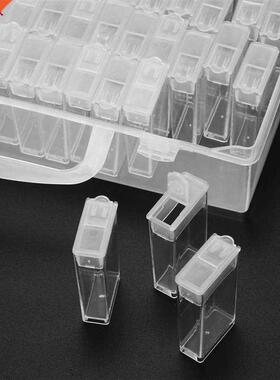 64 grilles diamant peinture foret conteneur de stockage, per