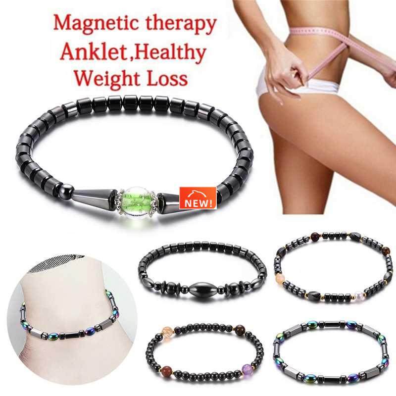 Weight Loss Magnet Anklet Colorful Stone Magnetic Therapy