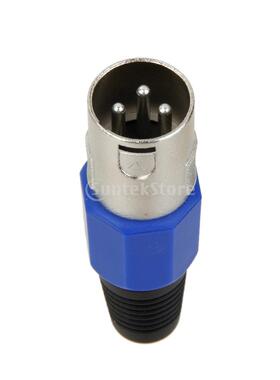 XLR 3 Pin Female MIC Jack Plug Audio Microphone Cable Connec