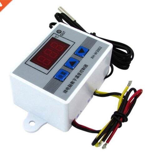 XH-W3002 Microcomputer Digital Thermostat With Probe Heat Co