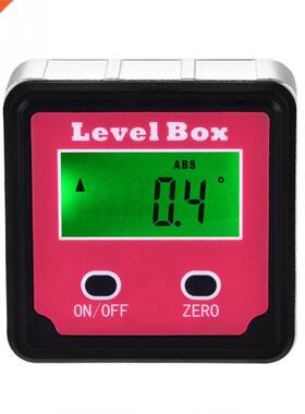 Protractor Inclinometer Level Bevel Box Angle Finder 4*90 De