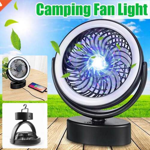 NEW 30 LED Camping Fan Multifunction Lighting Electric Fan H