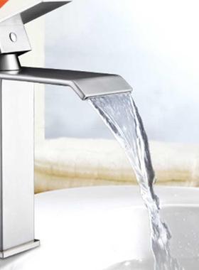 Bathroom Hotel Shopping Mall Waterfall Faucet Vanity Vessel