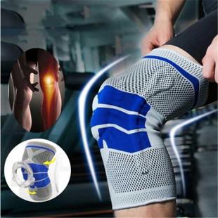 Only 1Pcs Sports Knee Pad Men Silicone Spring Knee Protector