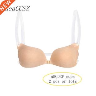 2pcs F Invisible Bra Push Up Silicone Bra for Wedding Sticky