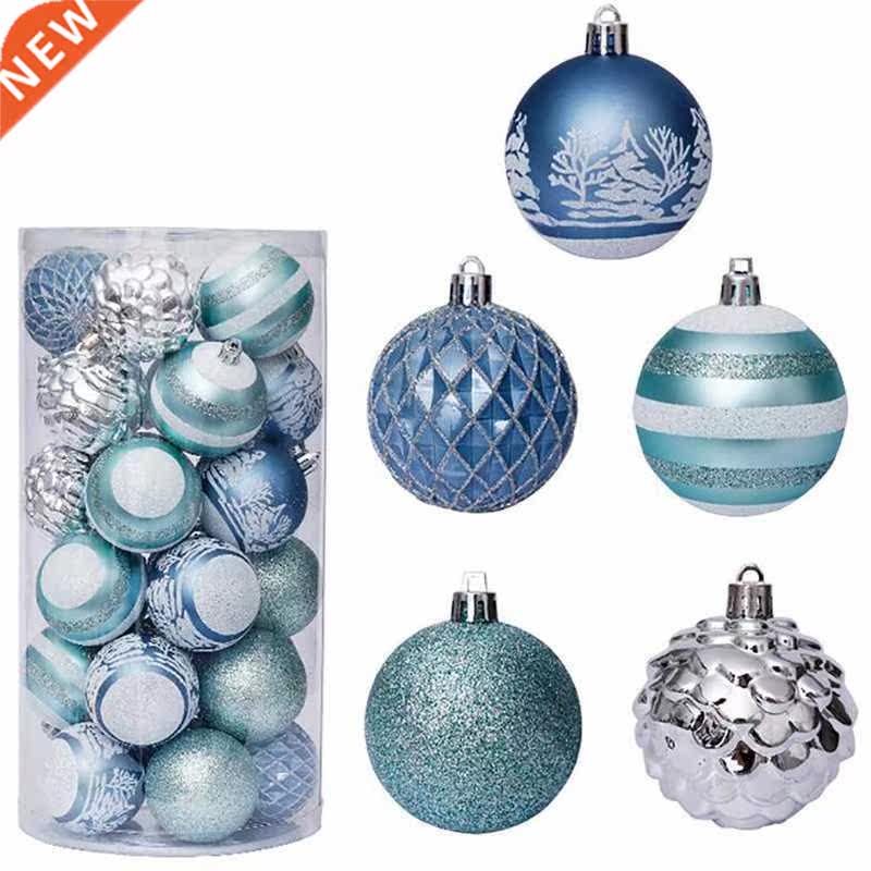 30Pcs 60 Christas Xas Tree Ball Hoe Decor Hanging Orna