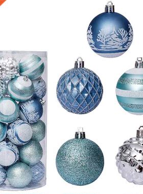 30Pcs 60 Christas Xas Tree Ball Hoe Decor Hanging Orna