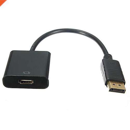 HD DP Male A HDMI Female Cable Converter Adapter for LapHP D
