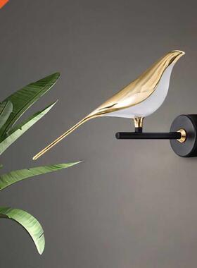 Modern Simplicity LED wall lamp Magpie bird model Light scon
