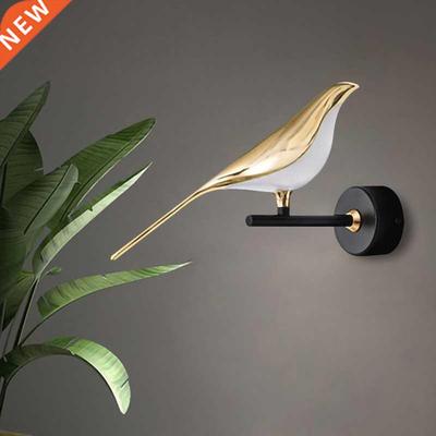 Modern Simplicity LED wall lamp Magpie bird model Light scon
