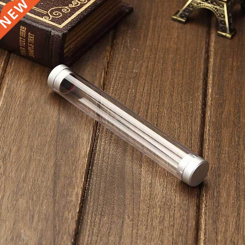 1pc Plastic Transparent Acrylic Cylinder Tube Pencil Cases G