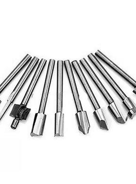 10pcs 3mm 1/8Shank HSS Router Bts Fts Electrc Trmm