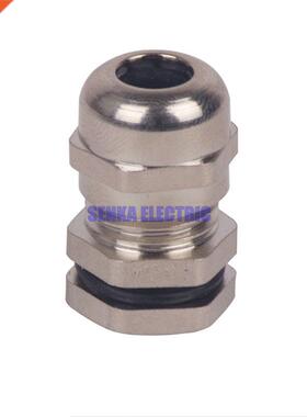 10pcs/lot PG9 Waterproof IP68 Nickle-plated Brass Metal Cabl