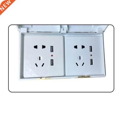 Electric Wall Mount Durable Double Socket Household Outlet