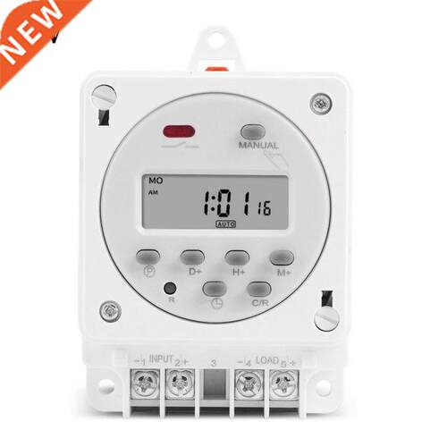 12V 220V Digital Timer Switch 7 Days Weekly Programmable Tim