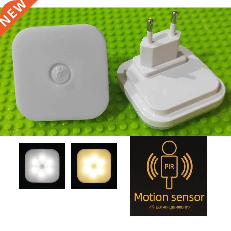 Night Light With EU Plug Smart Motion Sensor LED Night Lamp