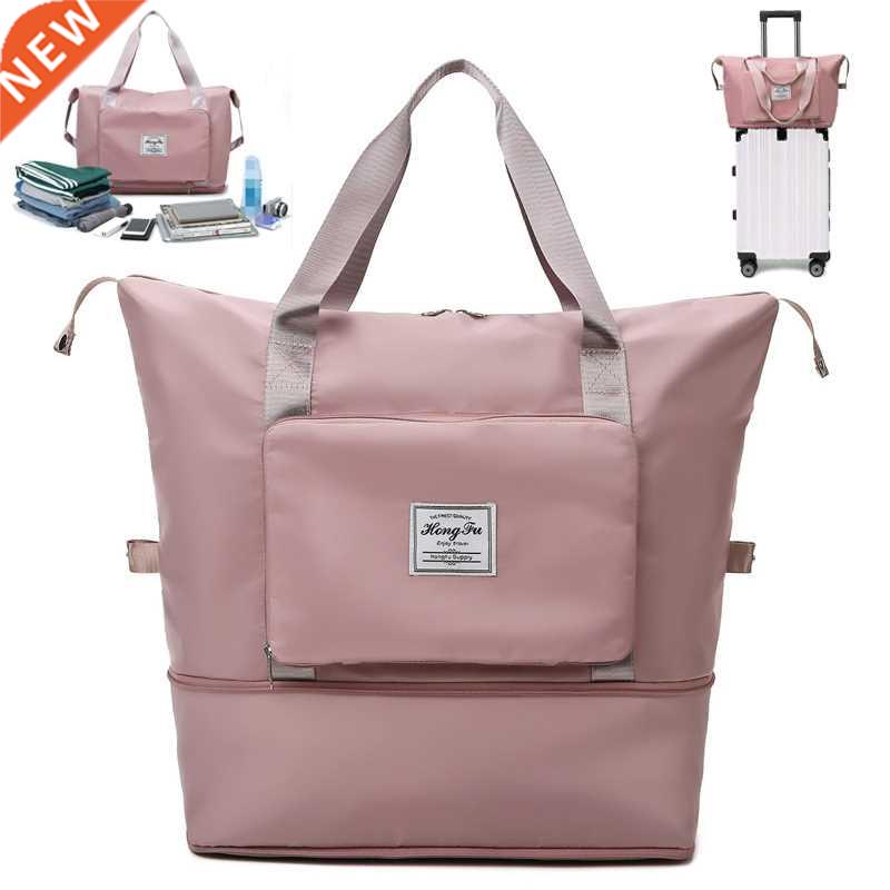 Large Capacty Foldng Travel Bags Waterproof Luggage Tote H图片