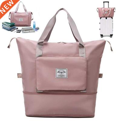 Large Capacty Foldng Travel Bags Waterproof Luggage Tote H