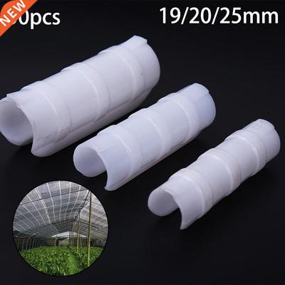 50Pcs 20/25mm Plastic Film Buckle Clip Greenhouse Snap Clamp